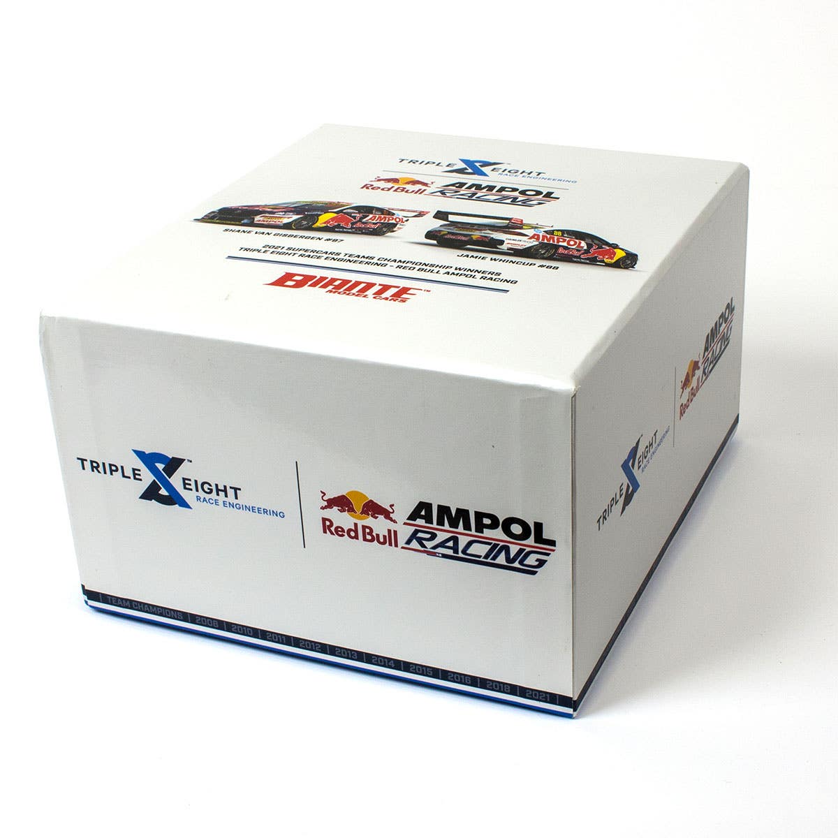 HOLDEN ZB COMMODORE - RED BULL AMPOL RACING - VAN GISBERGEN/WHINCUP - 2021 TEAMS CHAMPIONSHIP WINNER TWIN SET - 1:43 Scale Diecast Model Car