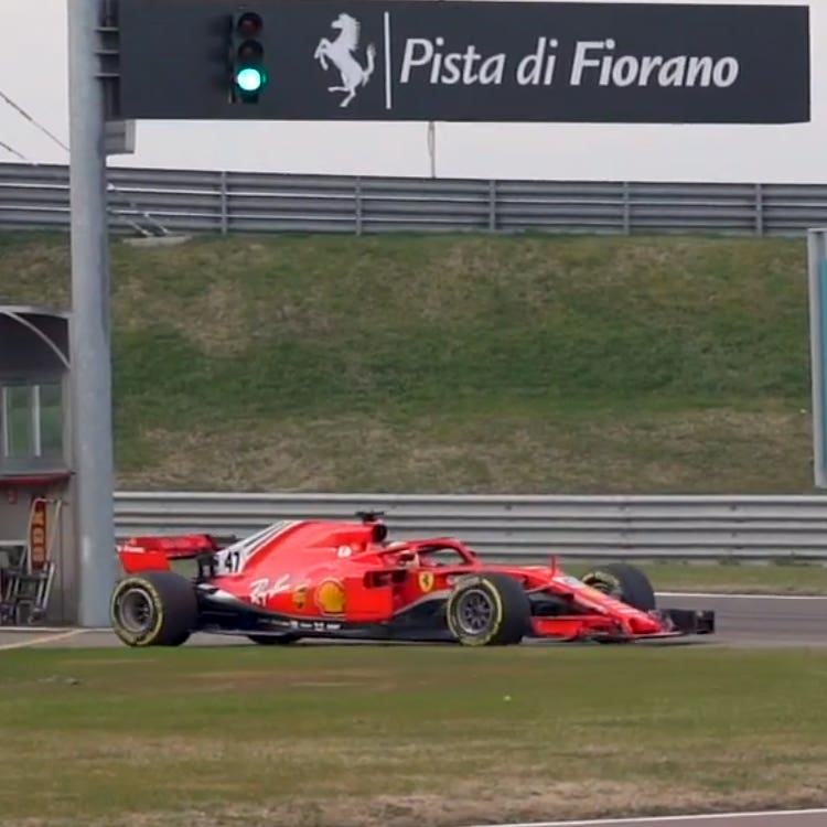 Ferrari SF71H - #47 Mick Schumacher - Fiorano Testing, January 2021 - 1:18 Model Car