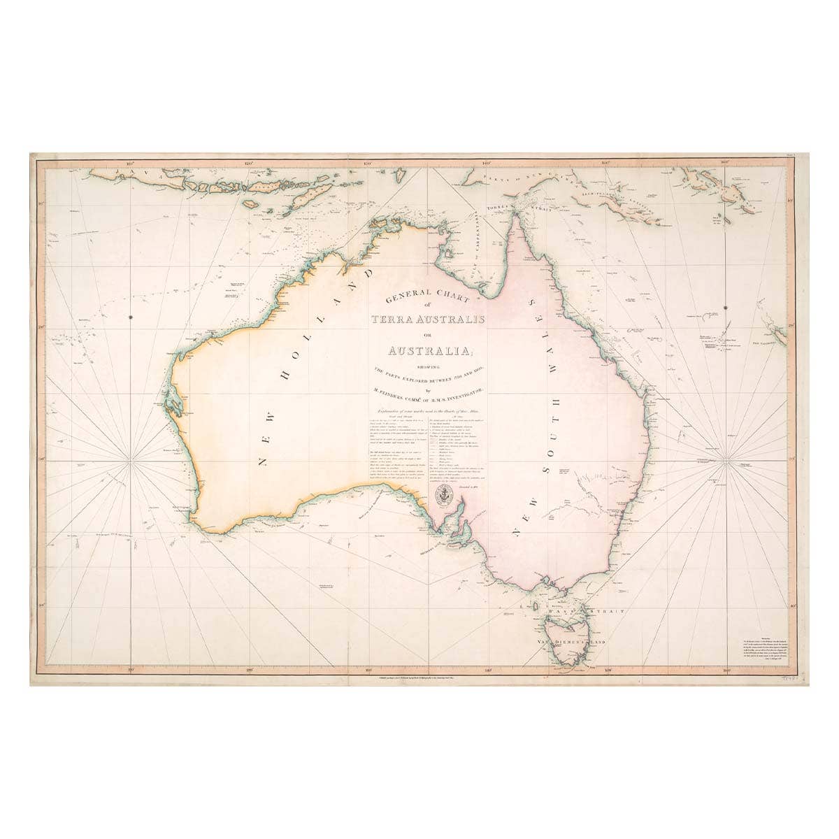 Matthew Flinders Replica Map