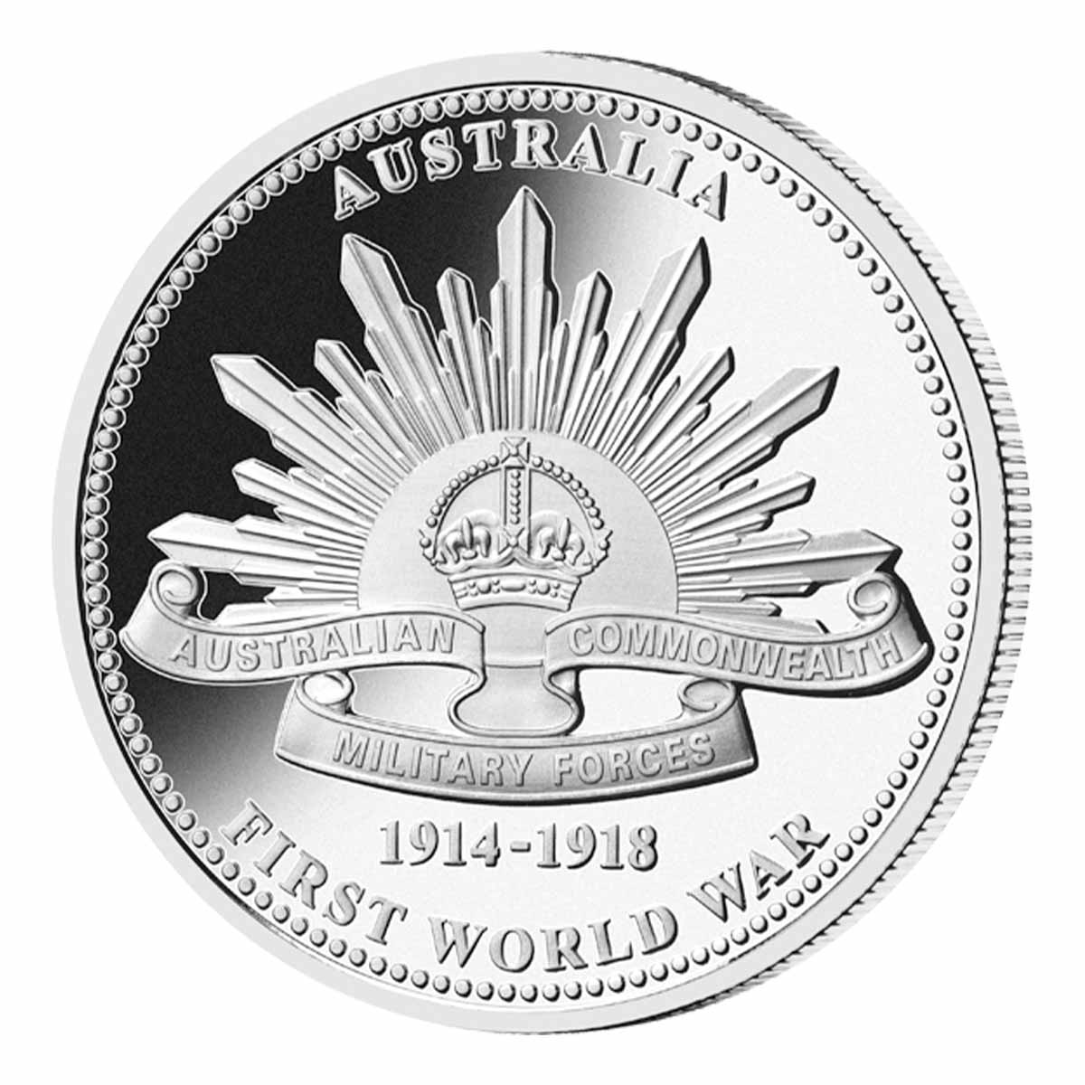 First World War Silver 4-Commemorative Set + FREE WWI Memorial