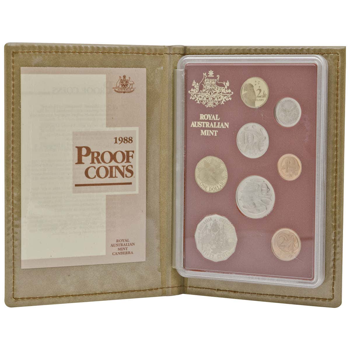 Australia 1988 Bicentennial 8-Coin Proof Set – Downies Collectables