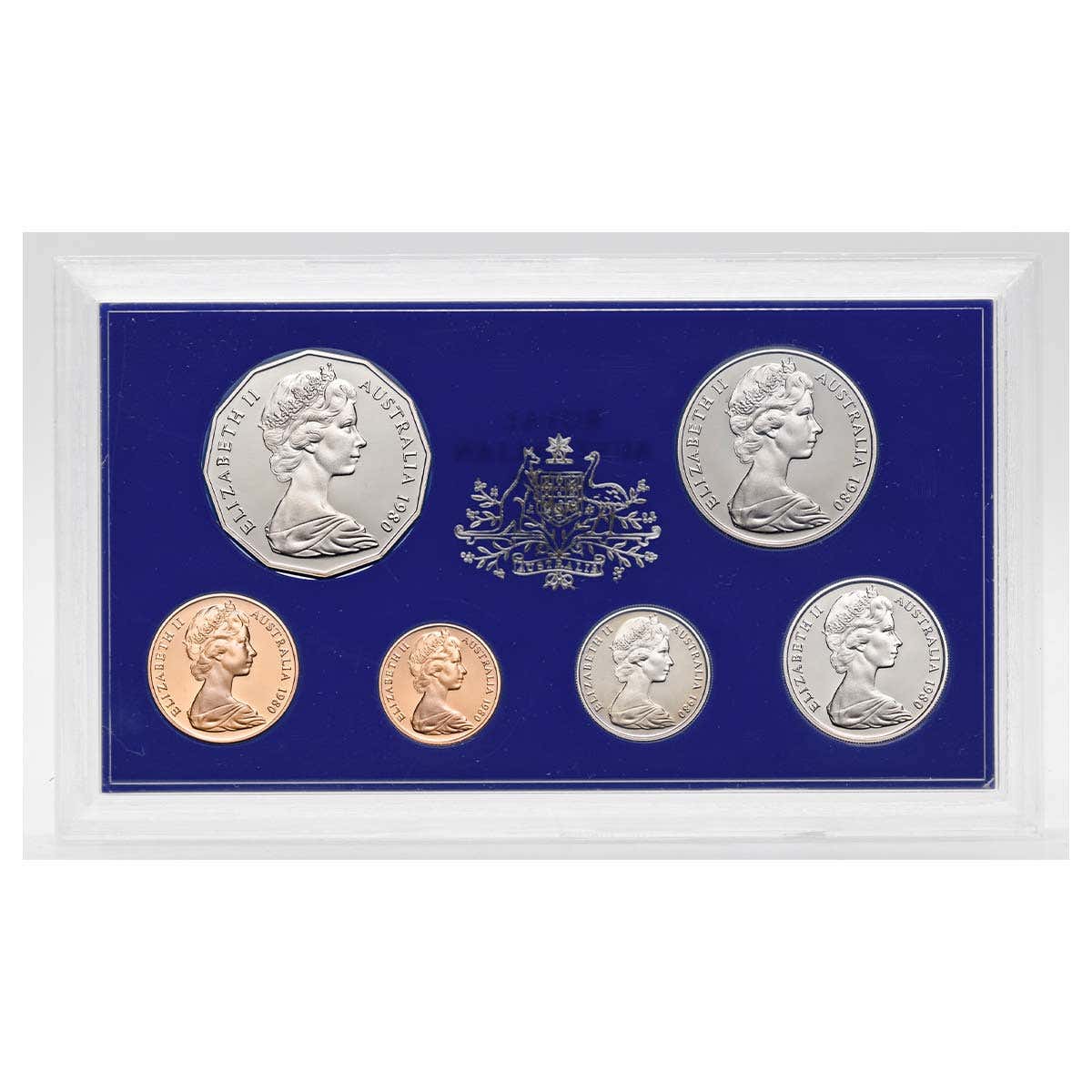 Australia 1980 6-Coin Proof Set – Downies Collectables