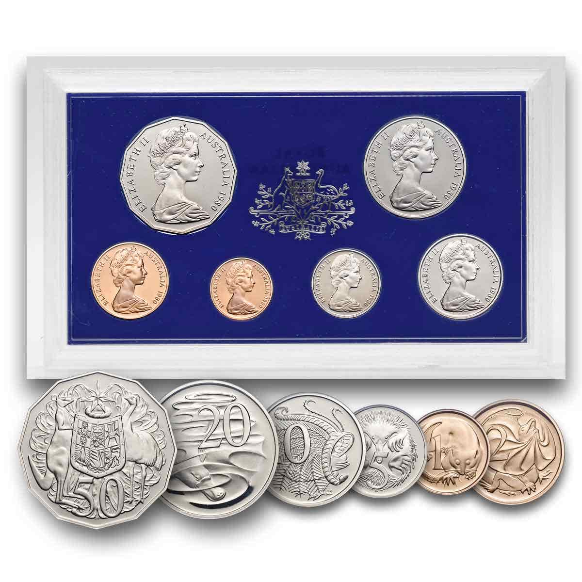 Australia 1980 6-Coin Proof Set