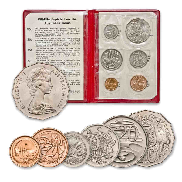 Australia 1972 6-Coin Mint Set – Downies Collectables