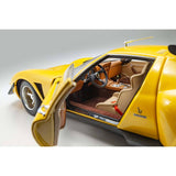 Lamborghini Miura SVR - Yellow/Black - 1:18 Scale Diecast Model Car