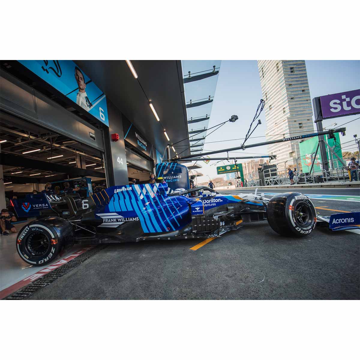 WILLIAMS RACING MERCEDES FW43B - NICHOLAS LATIFI- SAUDI ARABIAN GP 202 ...