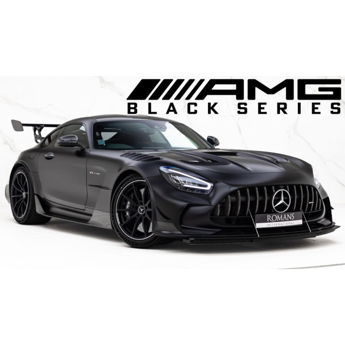 MERCEDES-AMG GT BLACK SERIES - 2020 - BLACK METALLIC - 1:18 Scale Diecast Model Car
