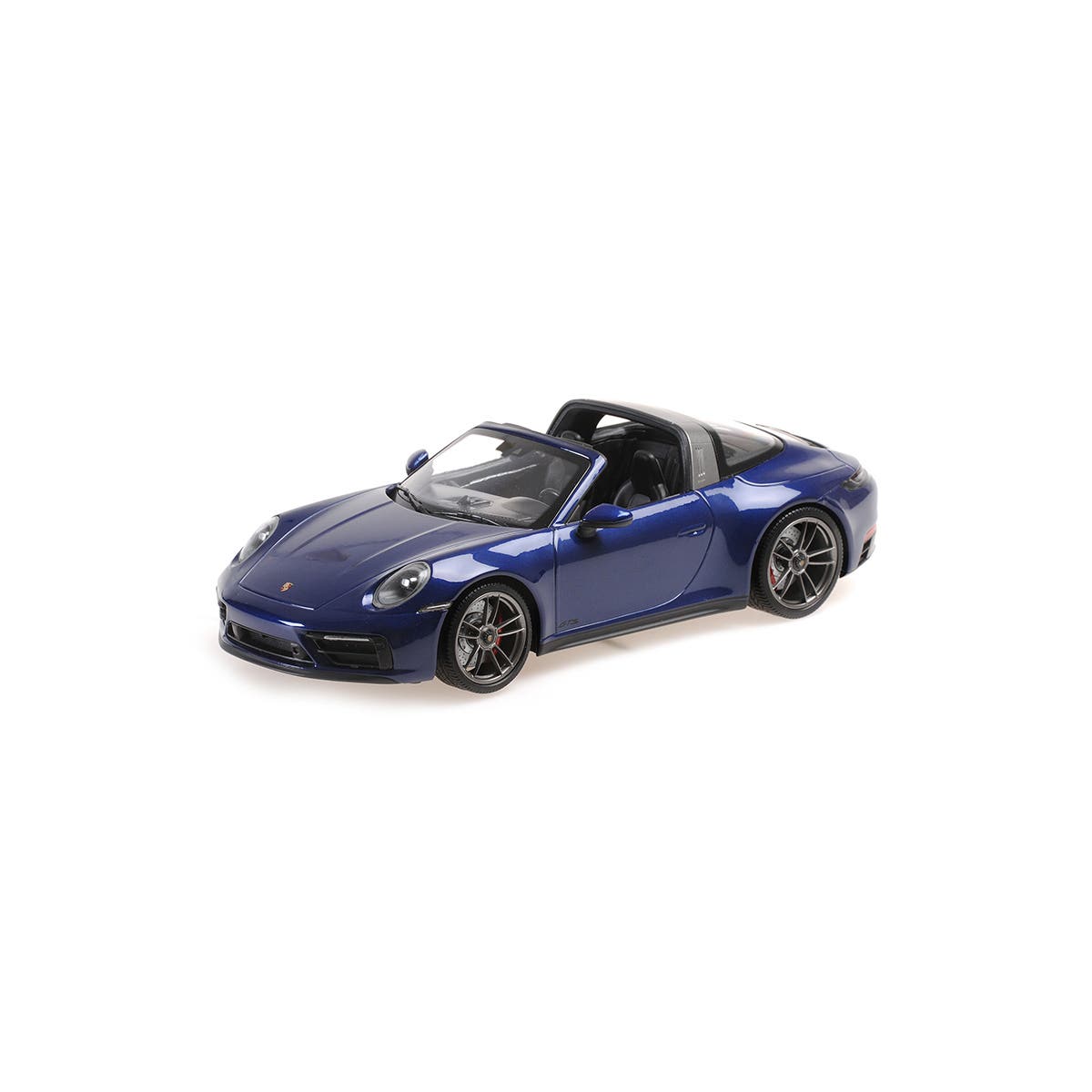 PORSCHE 911 (992) TARGA 4 GTS - 2021 - BLUE METALLIC - 1:18 Scale Diecast Model Car