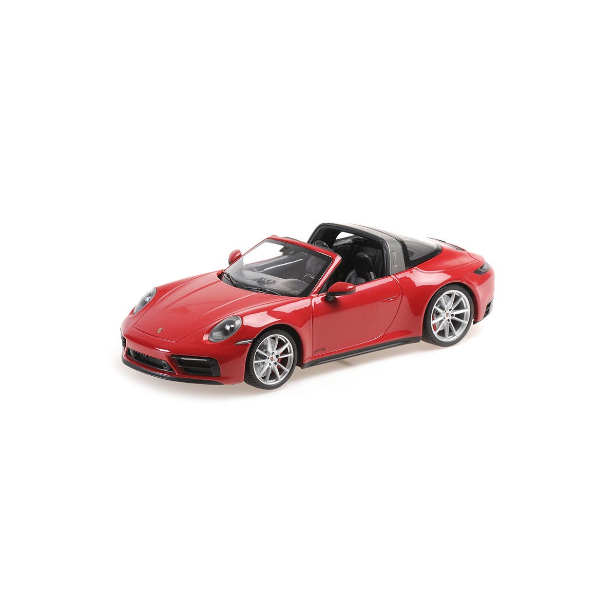 PORSCHE 911 (992) TARGA 4 GTS - 2021 - RED - 1:18 Scale Diecast Model Car