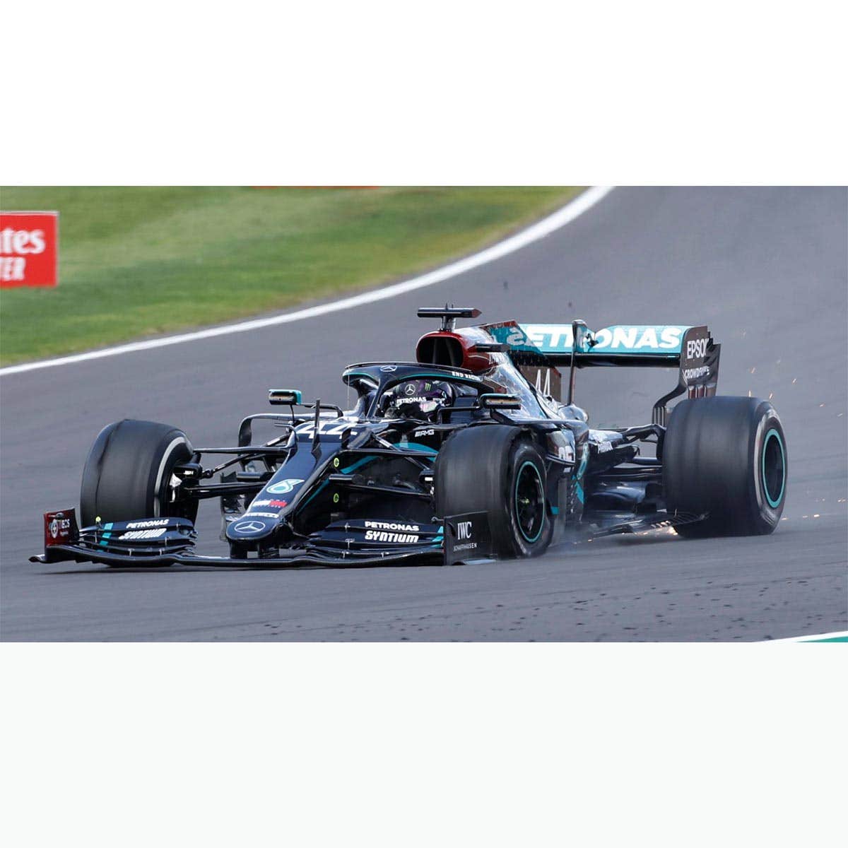 Mercedes-AMG Petronas Formula One Team W12 E Performance - Hamilton - Winner British GP 2021 - 1:43 Scale Diecast Model Car