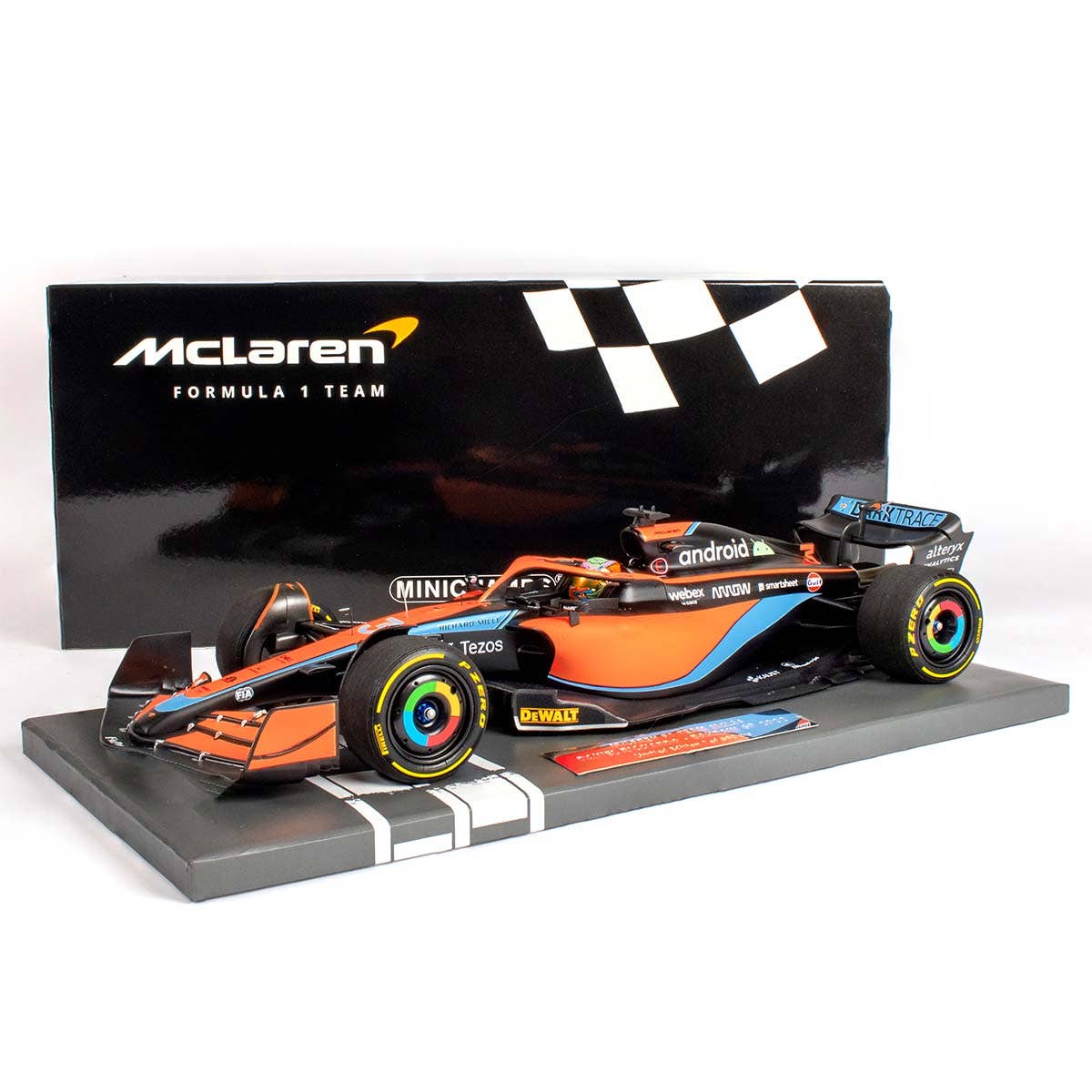 MCLAREN F1 TEAM MCL36 - DANIEL RICCIARDO - BAHRAIN GP 2022  - 1:18 Scale Resin Model Car