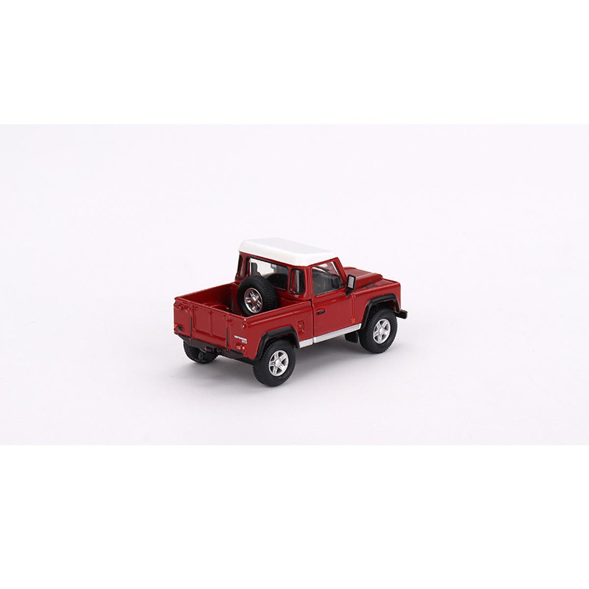 Land Rover Defender 90 Pickup Masai Red - 1:64 Scale Diecast  Model Car