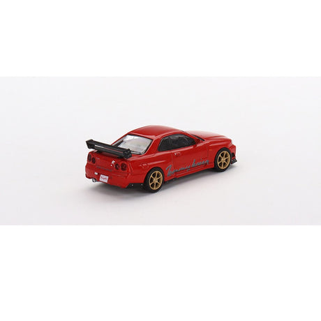 Nissan GT-R (R34) Tommykaira R-z Red - 1:64 Scale Resin Model Car