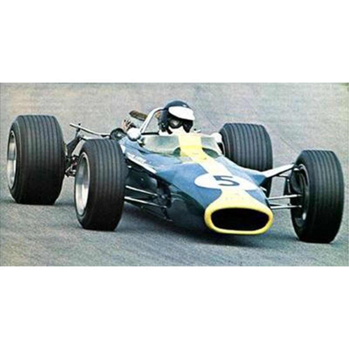 Lotus 49 No.5 Winner Dutch GP 1967 - Jim Clark - With Acrylic Cover - 1:18 Scale Resin Model Car