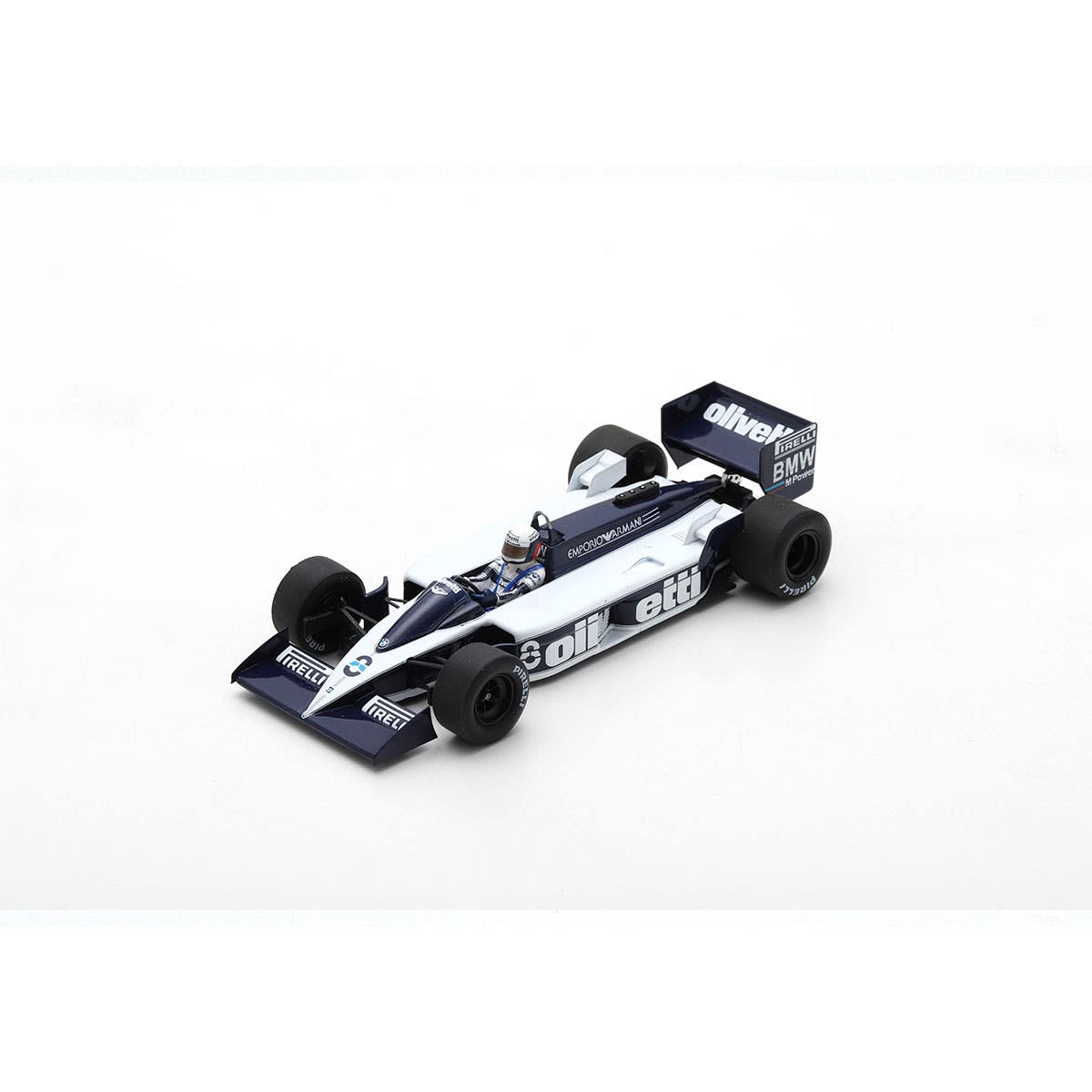 Brabham BT55 No.8 Monaco GP 1986 - Elio de Angelis - With Acrylic