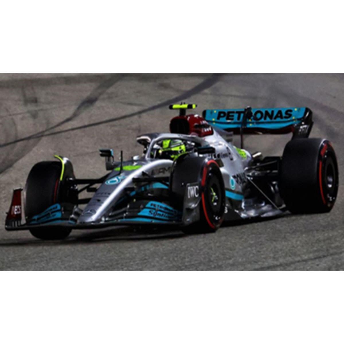 Mercedes-AMG Petronas F1 W13 E Performance No.44 Mercedes-AMG Petronas F1 Team - 3rd Bahrain GP 2022 - Lewis Hamilton - 1:18 Scale Resin Model Car