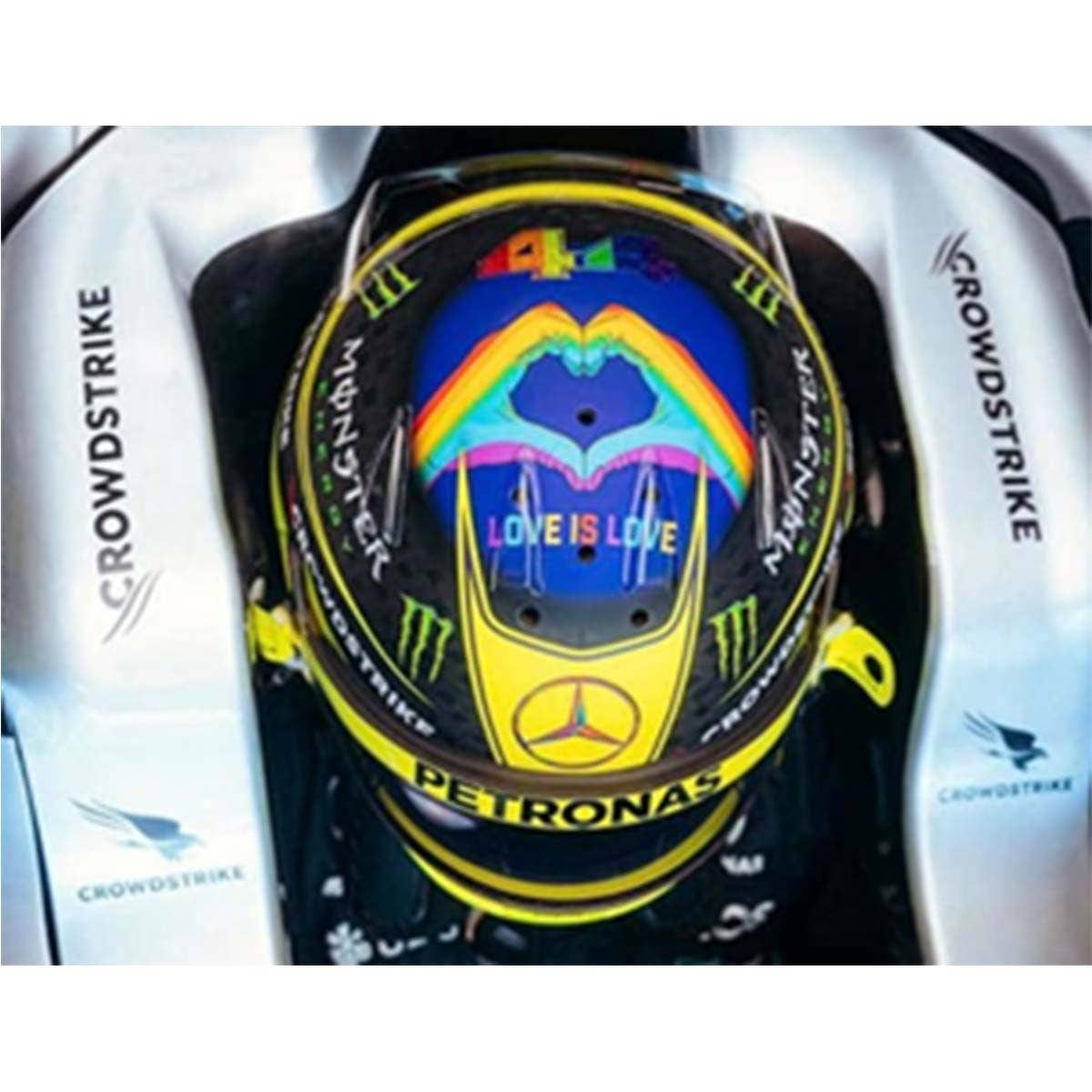 Mercedes-AMG - Canadian GP 2022 - Lewis Hamilton - 1:5 Scale Resin Model Helmet