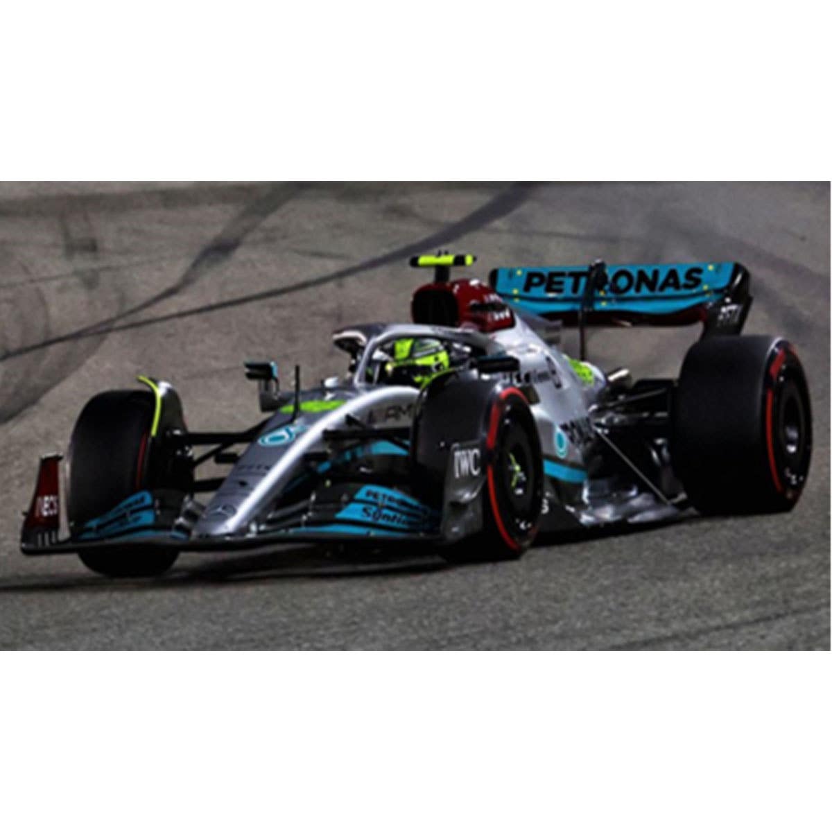 Mercedes-AMG Petronas F1 W13 E Performance No.44 Mercedes-AMG Petronas F1 Team - 3rd Bahrain GP 2022 - Lewis Hamilton - 1:43 Scale Resin Model Car