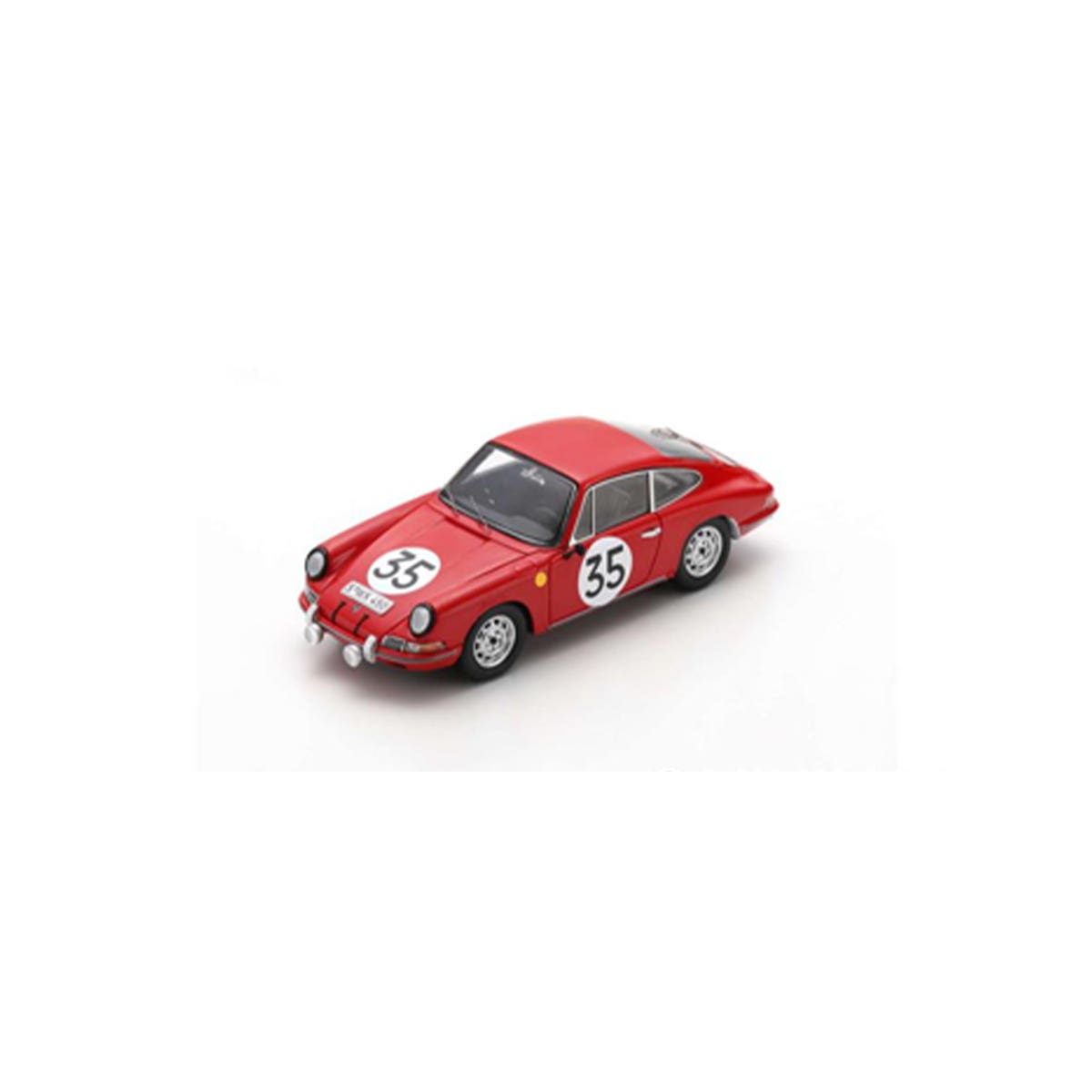Porsche 911S No.35 24H Le Mans 1966 - J. Kerguen - "Franc" - 1:43 Scale Resin Model Car