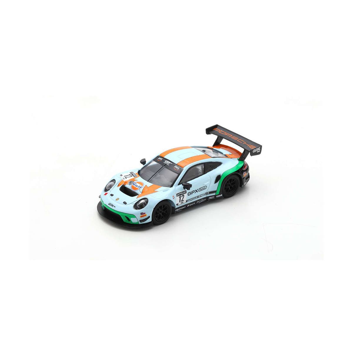 Porsche GT3 R GPX Racing No.12 "The Diamond" - 1:64 Scale Resin Model Car