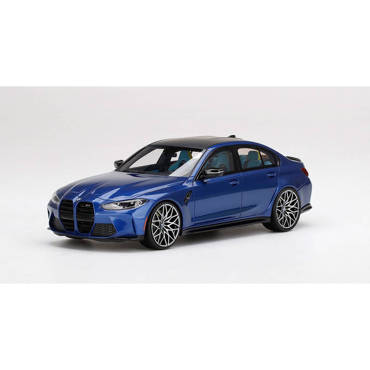 BMW M3 Competition (G80) Portimao Blue Metalic - 1:18 Scale Resin Model Car
