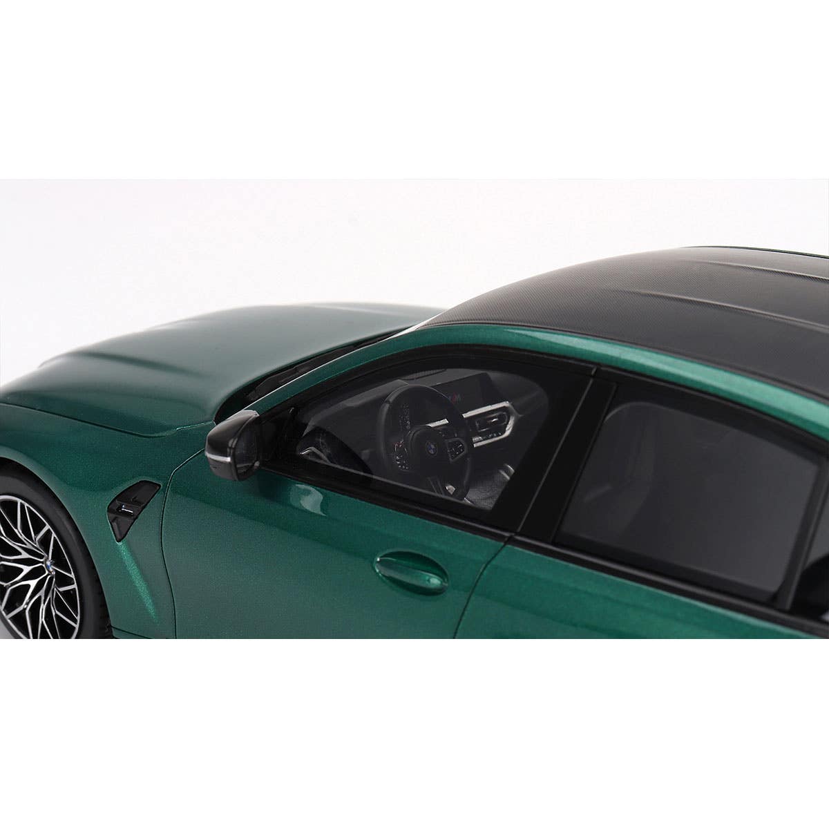BMW M3 Competition (G80) Isle of Man Green Metallic  - 1:18 Scale Resin Model Car