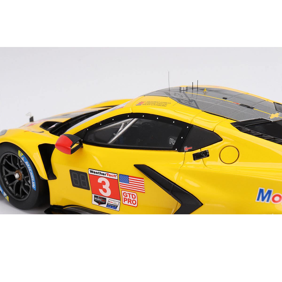 Chevrolet Corvette C8.R #3 Corvette Racing 2022 IMSA Sebring 12 Hrs GTD PRO Winner - 1:18 Scale Resin Model Car