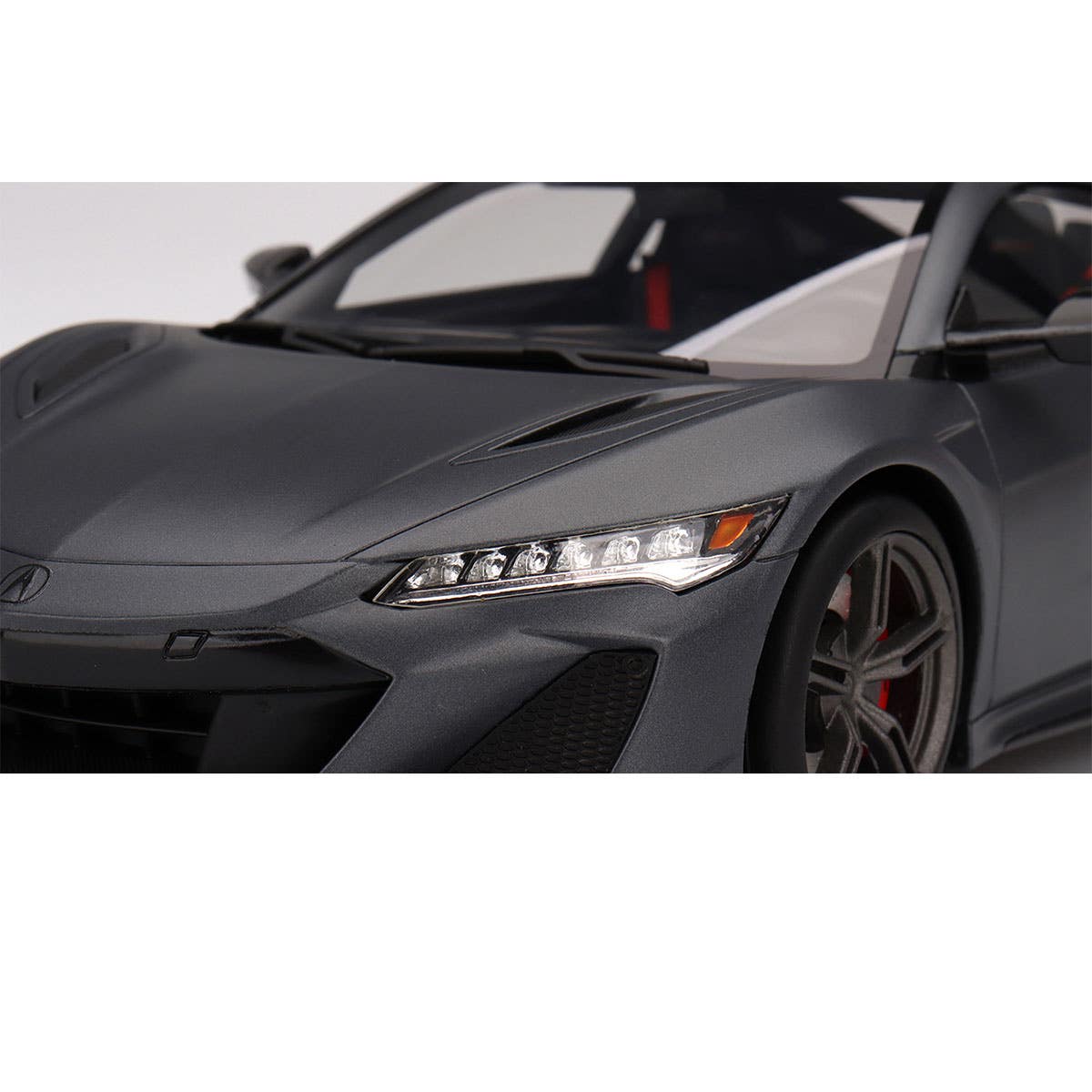 Acura NSX Type S 2022 Gotham Gray Matte - 1:18 Scale Resin Model Car