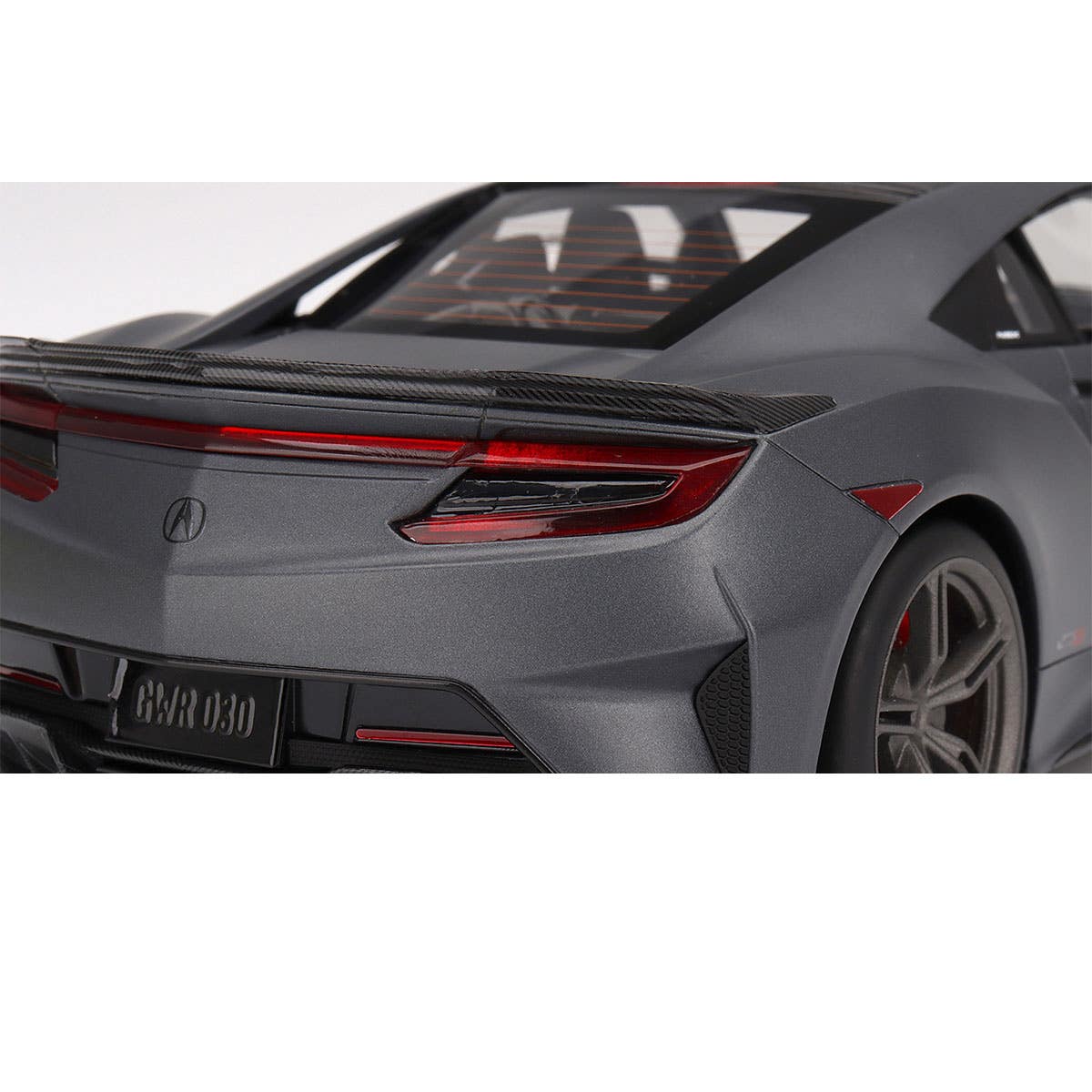 Acura NSX Type S 2022 Gotham Gray Matte - 1:18 Scale Resin Model Car
