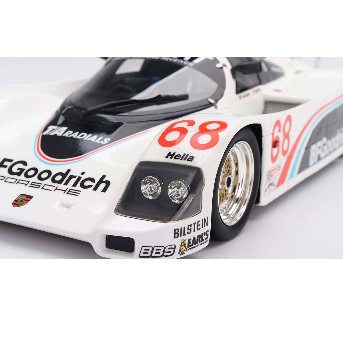 Porsche 962 #68 BFGoodrich 1986 IMSA Road America 500 Miles - 1:18 Scale Resin Model Car