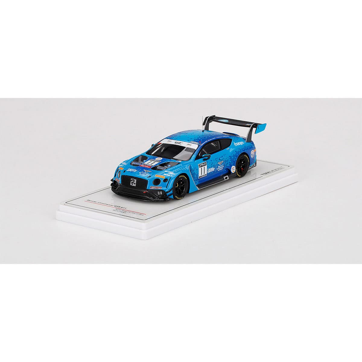 Bentley Continental GT3 #11 Team Parker 2020 Total 24 Hrs of Spa  - 1:43 Scale Diecast Model Car