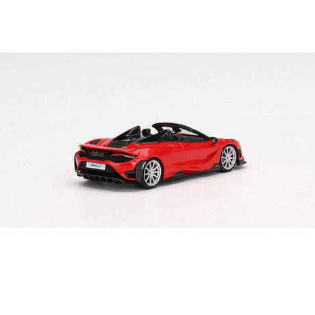 McLaren 765LT Spider Vermillion Red - 1:43 Scale Resin Model Car