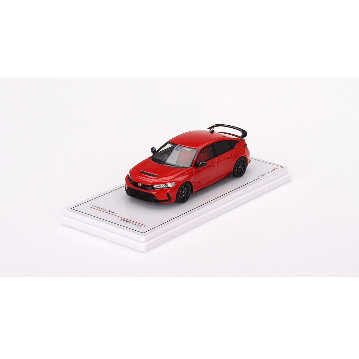Honda Civic Type R Rallye Red (RHD) 2023 - 1:43 Scale Resin Model Car